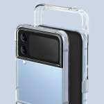 변색없는 크리스탈 슬림 하드 케이스 1+1 투명, 갤럭시Z플립3 : 뿌잉폰케이스