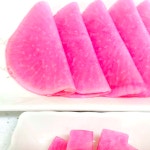 웰빙 핑크 무쌈 쌈무 업소용 무절임 대용량 2.8kg, 1개 : 백억푸드웨이
