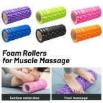 요가 기둥 체육관 피트니스 필라테스 폼 롤러 등 근육 마사지 브릭 홈 훈련 장비 30cm : 하루코퍼레이션10