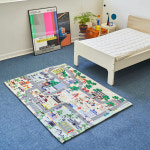 엘림코리아 도로매트 S 25종 놀이방 유아 키즈방 아이방 러그 도시 150x100 : RAUM.