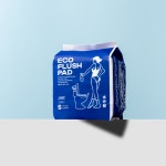 JIHE 에코 플러시패드 소형, 14개입, 4팩 : 어라운드바디 JIHE 지혜