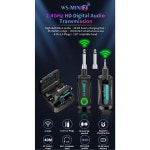 2.4GHz 미니 무선 기타 시스템 용 충전식 오디오 송신기 : 유하31번지