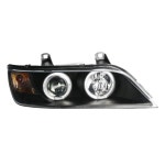 BMW Z3 96-02 용 액세서리 자동차 헤드 라이트 자동차 수정 LED 더블 엔젤 아이 서클 하이 라이트 렌즈 크세논 헤드 라이트 어셈블리... 
