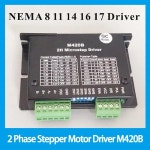 2 상 스테퍼 모터 드라이버 M420B NEMA 8 11 14 16 17 스테퍼 모터 0.25-2A DC18-40V : 사오씨에스티