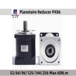 Nema 32 34 서보 스텝퍼 모터용 유성 감속기, PX86 비율 52 64 96 125 144 256, 최대 60N.m 세트 : 사오씨에스티