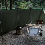 블루폴 하버 윈드스크린 캠핑 타프 사이드월 바람막이 자립형 사이트 가림막 480x160cm, 카키 : 블루폴