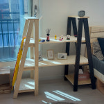 DIY 원목 1인 3단 사다리 선반 키트 - 미니멀 라이프 화분 정리 : 월드건축자재 DIY