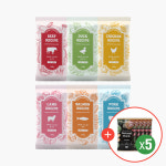 [하이독 라운지 전용] 시그니처 6종 100g x 5팩 (택 1)+내추럴 5팩 무료 : 하이독