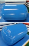 팽창식 백플립 도구 태권도장 원형 덤블링 합기도 무술 쿠션 유도 연습 스턴트 구르기 80x60cm (높이 1-1.5m) : 에잇:포