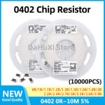칩 고정 저항기, 0402 5 , 0R 1R, 1 2R, 3R, 5R, 6R, 8R, 2 4R, 3 9R, ~ 10M ohm, 1/16W, 10000 : 글로리40