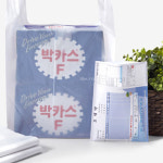 비닐봉지 검정 백색 약국 비닐봉투 음료 편의점 손잡이 봉지 : 베스트바잉79