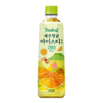 이노엔 티로그 제주청귤 아이스티 녹차 제로칼로리 500ml x 1개 : 해피해피몰
