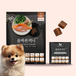 올바른끼니 플러스 연어 강아지사료 눈물 알러지 피부 건강도움 강아지밥 기호성 좋은 애견사료 : 국개대표