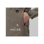 지벤 ZB-J2503 신축성좋은 봄여름 작업복 자켓 캠핑스타일의 출퇴근용 근무복 : 세이프가드