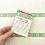 [모뉴] 단청 포켓 클립보드 미니 점착 메모지 국립중앙박물관 굿즈 A7+ 전통소품 메모홀딧 : 모뉴 MONEW