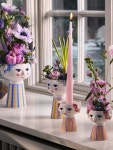 KITSCH KITCHEN 키치키친 에그컵 마리솔 흑백 25CM 화병 카를로스 촛대그린 9.5cm : 센스토링