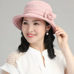 VITALO 로지안 레이스 여성모자 챙 벙거지 멋쟁이 여름 모자 : 플레이그라운드.