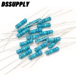 금속 필름 저항기 1 , 1R ~ 1M 2 33 47 100 120 470 2R 33R 47R 100R 120R 470R 1K 680K 옴, 20 개/몫 2W : 글로리47