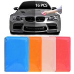 16팩 클레이 바 카 800g 유리 RV 세차용 스크래치 클린 매직 키트 버스 자동 디 링 없는 청소 : 누아르마켓