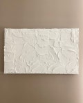 리룸아트 White 질감페인팅 캔버스 백드롭페인팅 인테리어그림 : 리룸아트
