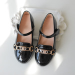 골드장식 여아구두 주니어 초등 연주회 콩쿨 발표회 정장 신발(180-230) : 도담도담아동드레스아동정장