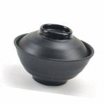 텐동 돈부리 그릇 14cm 뚜껑 세트 일식그릇 일식밥공기 : 바른코치