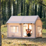 돔텐트 돔쉘터 차박 텐트 면 경량 에어 경량 거실형 개인 텐트 : 탑빌리지