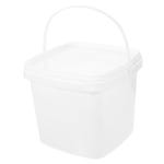 뚜껑과 손잡이가 있는 청소 정원 플라스틱 휴대용 및 물통 보관용 재사용 야든펀 사용 가능한 용기 다용도 : 누아르마켓