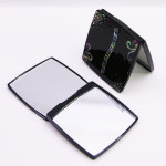 나전칠기 자개공예체험 DIY 만들기 오브제 재료 모던 사각 양면 손거울(단품) : 아티모 ARTIMO