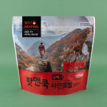 핫앤쿡 곱빼기 라면애밥 짬뽕 전투식량 비상식량 발열도시락 등산 캠핑음식 : 참미푸드