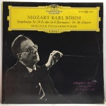LP Mozart Symphonie Nr. 39 Es-dur KV 543 - Karl Böhm : 엘피하우스
