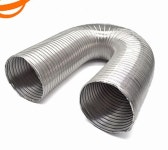 연도연통자바라 알루미늄 연통 자바라 연도 주름관 배기 35 50MMx1m 스테인레스 스틸헤드 포함 : 쇼미해구