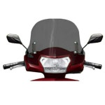 윈드 바이크 윈드스크린 시티베스트 바람막이 튜닝 부품 배달용품 투명 30cm (4.2mm) : 트트딜