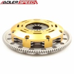 ADLERSPEED 레이싱 클러치 트윈 디스크 미디엄 WT 혼다 호환 시빅 CRX D15 D16 1989-1991 : 스라아