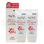 예쁜얼굴 슈퍼 UV 썬크림/메이크업베이스겸용 약국 선크림 50ml, 2개 : 선한의료기