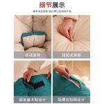 흔들 의자 쿠션 방석 안락의자 스윙 체어 테라스 그레이 베이지 투톤 150x80CM : 바잉스윗