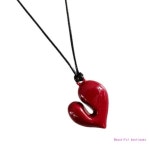 천주교 독특한 불규칙한 하트 펜던트 목걸이 여성을위한 달콤한 쿨 스타일 쥬얼리 DropShip : 바로총판