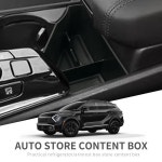 호환Kia Sportage NQ5 2021 - 자동차 센터 콘솔 팔걸이 보관함 트레이 주최자 액세서리 Tidying Black : 굿어스AUTO