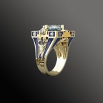 천주교  폭발적인 사각형 반지 상감 라운드 하오 스톤 성격 남자 : 바로총판