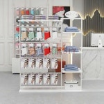 35x135x56 의류 3층보드 거치대 업소용 편의점 약국 양말매대 제품 맞춤 사이즈 컬러는 고객센터로 연락주세요 : 도도몽1