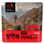 핫앤쿡 곱빼기 라면애밥 짬뽕 전투식량 비상식량 발열도시락 등산 캠핑음식 : 참미푸드