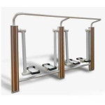 공원 경로당 헬스 기구 야외운동기구 야외 기본 워킹 제자리 도구 공공시설 약수터 스탭퍼 복근판 : 건재몰