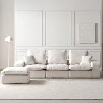 아쿠아텍스 패브릭 쇼파 원룸 엔틱 다이닝 거실 패브릭 4인 소파 : 블링제니스