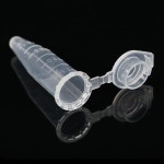 공병용기 실험실 샘플 컨테이너 학교용 1.5ML 투명 미니 플라스틱 테스트 튜브 원심 분리기 관리 장치 50 개 : 세상상사