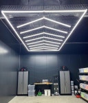 변형 가능 모듈식 벌집 자동차 디테일, 자동 디테일, 차고용 육각 LED 패널 조명, 110V AC, 공장 : 더블유파트너스P