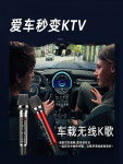 차량 블루투스 마이크 듀엣 노래방마이크 휴대 듀얼 보컬 충전식 파티 자동차 별하늘 [카카오맥] 표준 규격 : 만물상상마켓