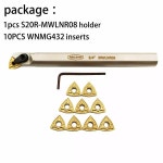 선반 내부 보링 바 터닝 도구 거치대 34 인치 MWLNR08 + 0pc WNMG432 인서트 : 가은컴퍼니8