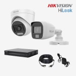 하이크비전 하이룩 200만화소 CCTV 24시간 야간풀칼라 4채널 방범용 실외감시카메라세트 : 마켓H