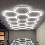 자동차 스튜디오용 인기 맞춤형 육각 조명, 디테일링 워크샵 램프, 프레임 없음, 고성능, 14 헥스 : 더블유파트너스P