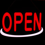 비즈니스 사인 오픈 사인 LED 야간 조명 매달려 창 숍 카페 바 레스토랑 장식 모드 및 ON/OFF 스위치 : 더블유파트너스U